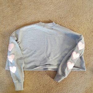 Lazy oaf crop sweatershirt
